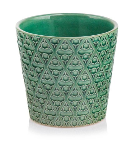 Osłonka Vintage Crackle Zielony