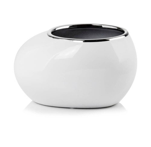 Osłonka ceramiczna Rynienka White & Silver 