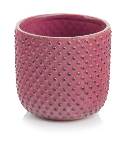 Donica Osłonka Ceramiczna Vintage Ciemny Róż