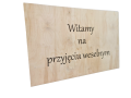 Tablica 76 x 50 cm Witamy gości / Dowolny napis 