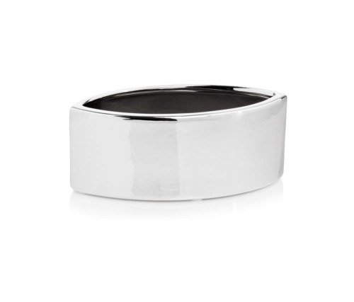 Osłonka ceramiczna Łezka Titanic naczynie kompozycja SILVER - 33 cm