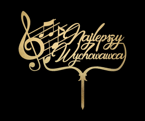 Topper  "Najlepszy Wychowawca" Nutki
