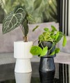 Doniczka osłonka Ryflowany Kielich BLACK Barcelona 22 cm