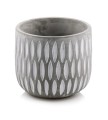 Doniczka osłonka Etno Rustic Beton 13 cm