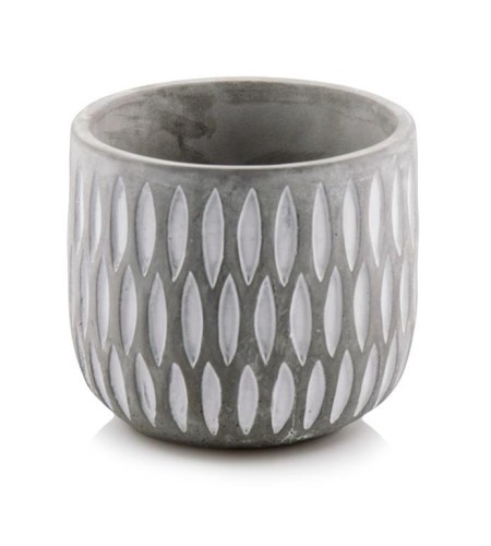 Doniczka osłonka Etno Rustic Beton 13 cm