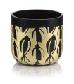 Doniczka osłonka Vintage Black & Gold 13 cm