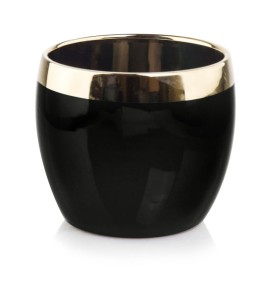 Osłonka ceramiczna KULA Black & Gold 11