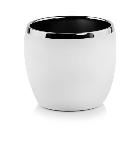 Osłonka ceramiczna KULA White & Silver 23