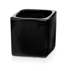 Osłonka ceramiczna Kostka Black 14 cm