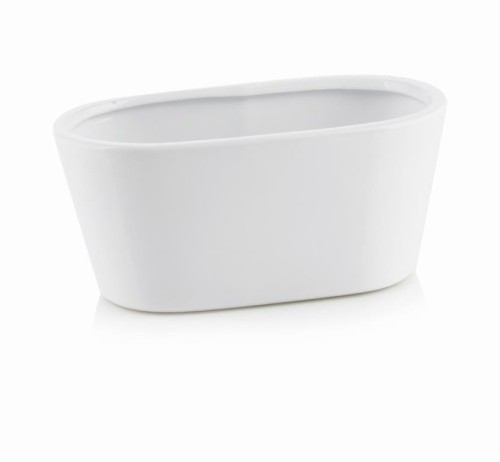 Osłonka ceramiczna Rynna Piano Owal White 21