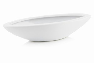 Osłonka Łódka ceramiczna White 7cm 