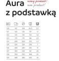 DONICZKA Z GŁĘBOKĄ PODSTAWKĄ AURA 280 CZARNY BETON 
