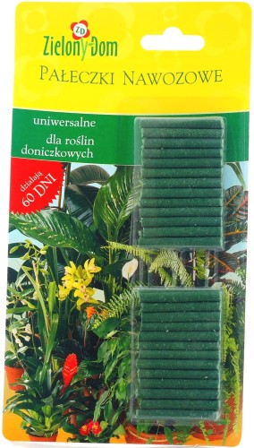 Nawóz Pałeczki Nawozowe Uniwersalne do Roślin Doniczkowych 50szt Zielony Dom