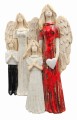 Figurka Anioł KOMUNIJNA DZIEWCZYNKA PARA-SZAMOT - 35 cm