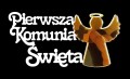 Napis / PIK  "Pierwsza Komunia Święta" Aniołek-lustro