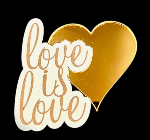 Napis / PIK "Love is Love"-grawer LUSTRO 
