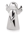 Figurka Anioł z ceramiki szkliwionej Moon Silver - 12 cm