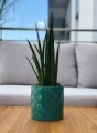 Osłonka ceramiczna Vintage Walec Cylinder  - 16 TURKUS 1 szt