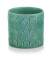 Osłonka ceramiczna Vintage Walec Cylinder  - 23 TURKUS 1 szt