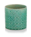 Osłonka ceramiczna Vintage Walec Cylinder  - 23 TURKUS 1 szt