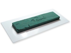 IKEBANA PROSTOKĄT NA PODSTAWCE Gąbka florystyczna na plastikowej prostokątnej podstawce