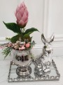 Osłonka ceramiczna Urna SILVER 21 cm