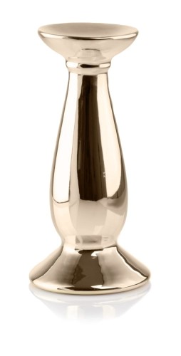 Świecznik ceramiczny średni GOLD 25 cm