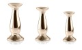 Świecznik ceramiczny średni GOLD 25 cm