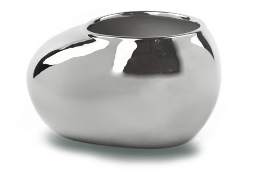 Osłonka ceramiczna Doniczka Rynienka Silver