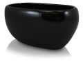 Osłonka ceramiczna Rynna 27 cm - czarna lakierowana