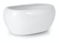 Osłonka ceramiczna Rynna 27 cm - biała lakierowana