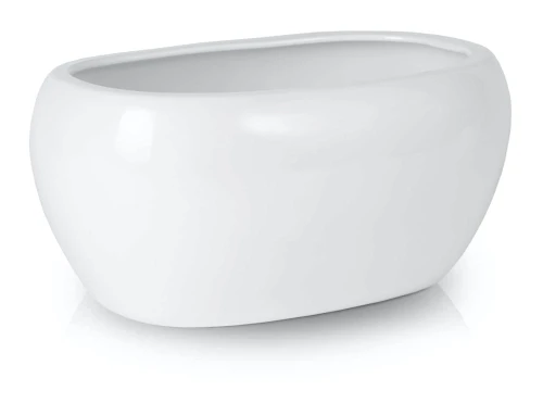 Osłonka ceramiczna Rynna 27 cm - biała lakierowana