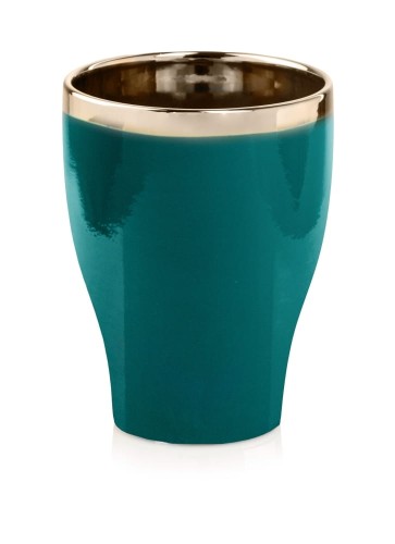 Doniczka ceramiczna Osłonka Storczyk Green & Gold