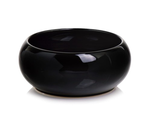 Osłonka ceramiczna misa do kompozycji PIANO BLACK 19 cm