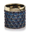 Osłonka cylinder ceramiczna VINTAGE BLUE & Gold 14