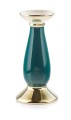 Świecznik ceramiczny Green & Gold 32 cm