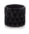 Osłonka ceramiczna Walec Geometric BLACK