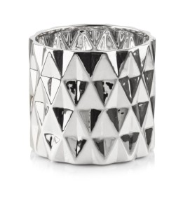 Osłonka ceramiczna Walec Geometric SILVER