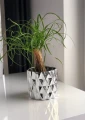 Osłonka ceramiczna Walec Geometric SILVER