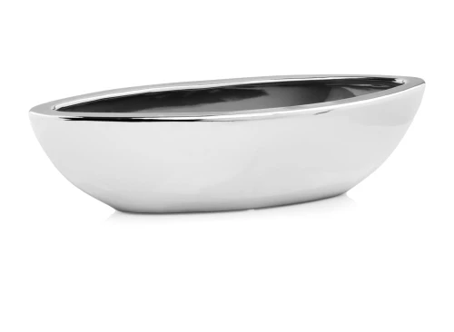 Osłonka Łódka ceramiczna Silver 40 cm