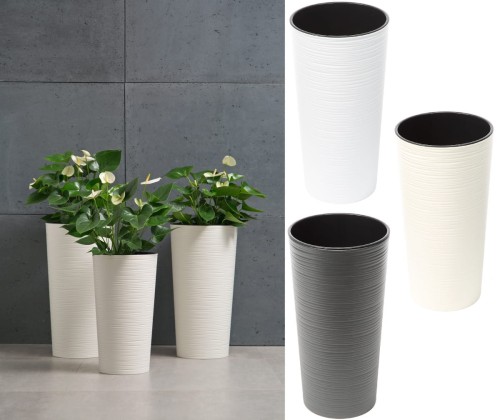 Doniczka Lilia Dłuto 250 - 3 kolory